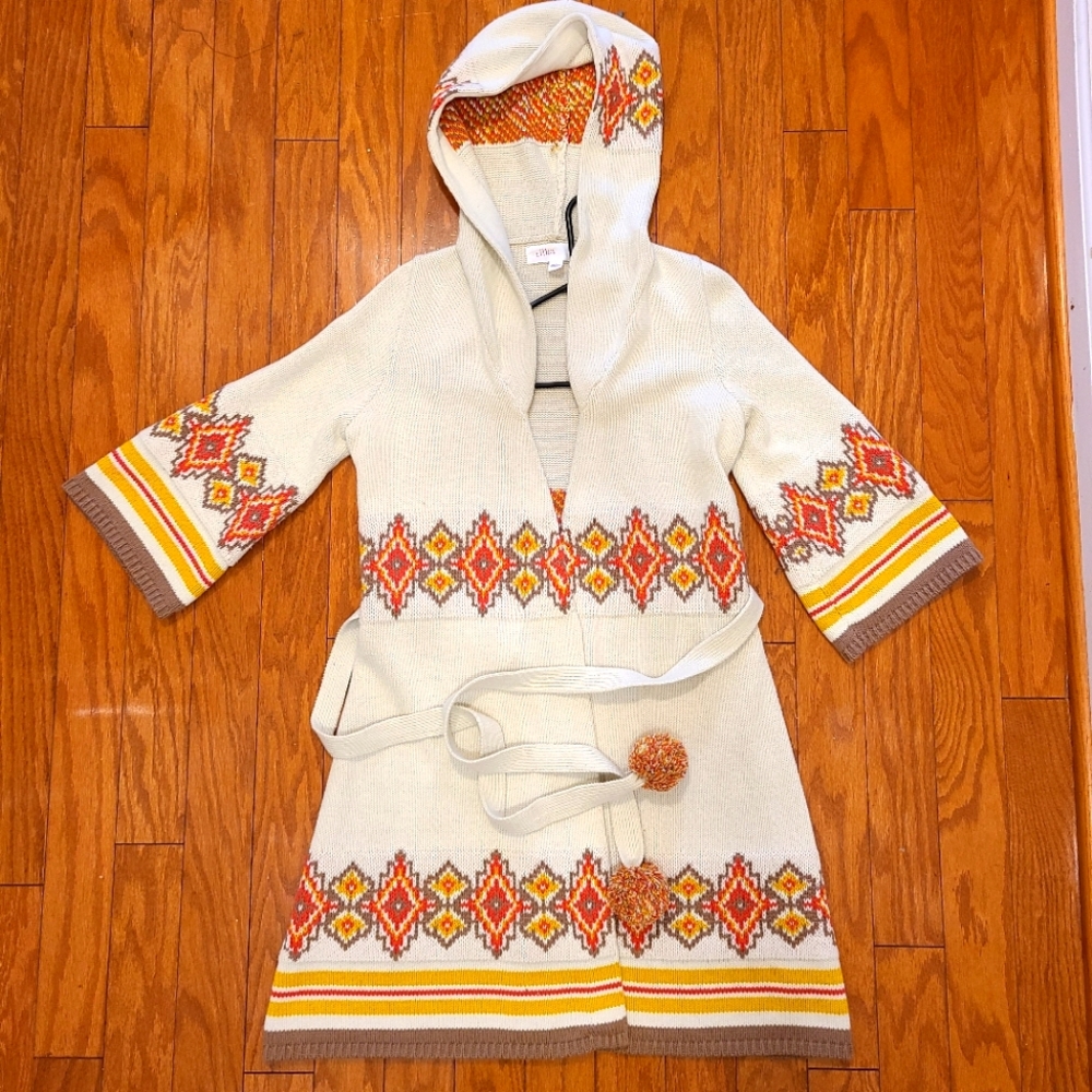 Anthropologie LILKA Hooded Cardigan